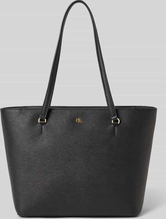 Lauren Ralph Lauren Shopper aus echtem Rindsleder Modell KARLY in Black, Gr&ouml;&szlig;e 1