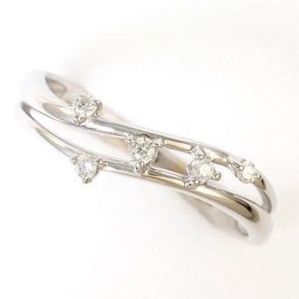 C&A White Gold White Gold (14K) Band Ring (Pre-Owned)