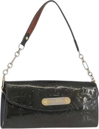 Louis Vuitton Pre-owned Clutch Bag - Dames - Vintage Schoudertas - Blauw - ONE Size - Leer - Vintage