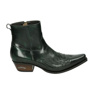 Sendra Heren, Schoenen, Groen, Maat: 42 EU Leer