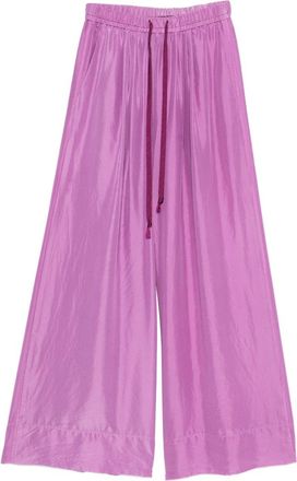 Forte_Forte Womens Silk Drawstring Trousers