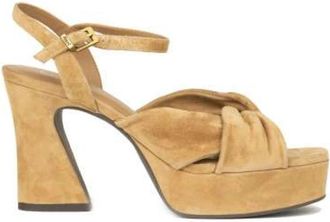 Ash Opus Sandal - Dames - Sandalen met hakken - Bruin - 37 EU - Leer - Schoenen