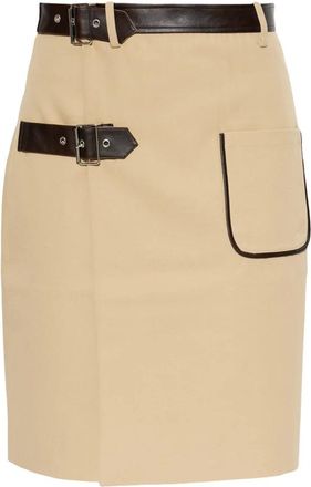 Baum Und Pferdgarten Svea Rok - Dames - Midirokken - Beige - XS - Polyester - Rokken