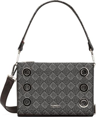 Hammitt Hammitt Montana Clutch Diamond Marquee Silver Sml