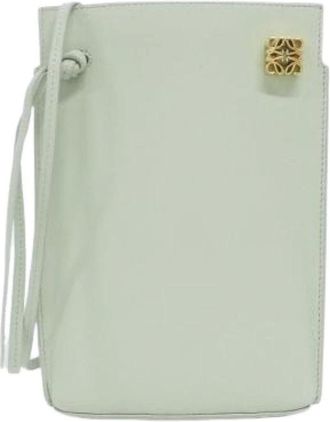 Loewe Pre-owned Bucket Bags, female, Green, Size: ONE SIZE Pre-owned Bucket Bag