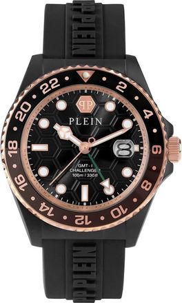 Philipp Plein Gmt-I Challenger Horloge - Heren - Horloges - Zwart - ONE Size - Accessoires