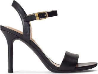 Ralph Lauren Leren sandalen met hoge hakken Gwen