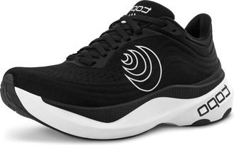 Topo Athletic Womens Lightweight Comfortable 5MM Drop Aura Road Running Shoes, Athletic Shoes for Road Running, Black/White, 8 Wide