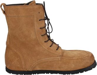 Moma Su&egrave;de Enkellaarsjes - Dames - Veterlaarzen - Bruin - 37 EU - Su&egrave;de - Schoenen