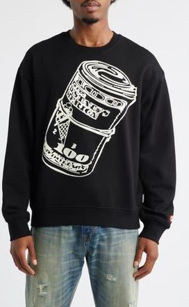Icecream Roll Graphic Sweatshirt in Black at Nordstrom Rack, Size Xxx-Large