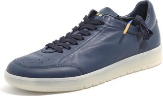 Barracuda Heren Candy Blue Navy Schoenen Aw 23 - Heren - Sneakers - Blauw - 40 1/2 EU - Leer - Schoenen