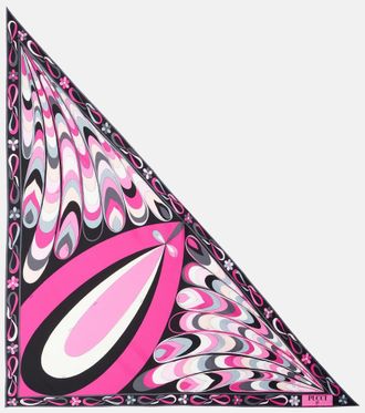 Pucci Maddalena and Onde silk scarf