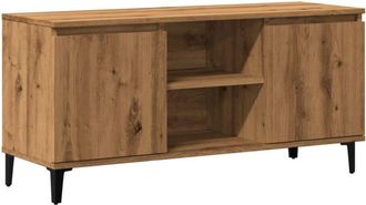 vidaXL Vidaxl - Mueble para tv madera de ingeniería roble artisan 102x35x50 cm