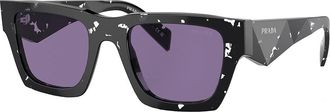 Prada PR A06S 15O50B 50mm Unisex Square Sunglasses