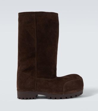 Balenciaga Alaska suede knee-high boots