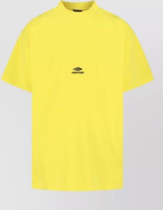 Balenciaga crew neck straight cut t shirt short sleeves