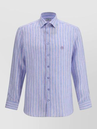 Etro linen printed shirt