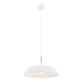Steinhauer Mexlite - L&aacute;mpara Colgante - Bjorr - Blanco - Madera Metal - &Oslash;