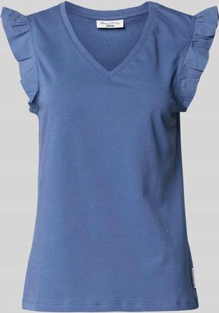 Marc O'Polo Denim Marc OPolo Denim Tanktop mit Volantärmel in Rauchblau, Größe XL