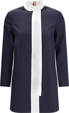 Thom Browne High Wool Suiting Shift Dress