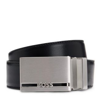 HUGO BOSS Mens Accessories Galliz Belt in Black 002 - One Size