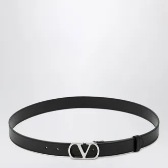 Valentino Garavani Black VLogo Signature belt