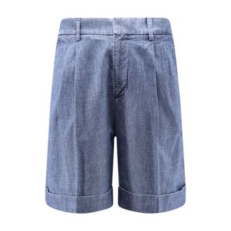 Valentino Denim Shorts, male, Blue, Size: S Denim Cotton Shorts