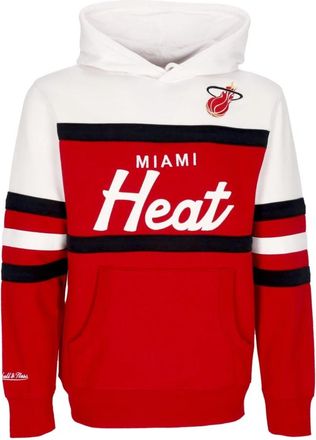 Mitchell & Ness Miami Heat NBA Hoodie - Heren - Hoodies - Veelkleurig - S - Katoen - Hoodies & sweatvesten