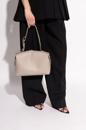 Furla Boston Medium Shoulder Bag, Womens, Beige