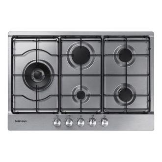Samsung Na75m3130as Negro, Acero Inoxidable Integrado 75 Cm Encimera De Gas 5 Zona(s)