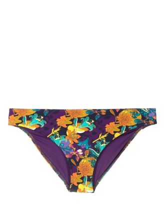 Marlies Dekkers Bikinislip met bloemenprint - Paars