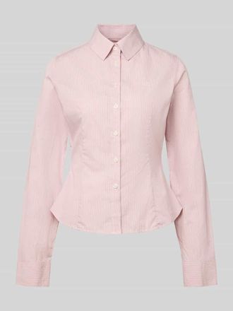 Guess Slim Fit Hemdbluse aus reiner Baumwolle in Pink, Gr&ouml;&szlig;e XL