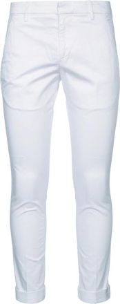 Dondup Pantalone Gaubert - Heren - Slim Fit Broeken - Wit - W31 - Katoen - Broeken