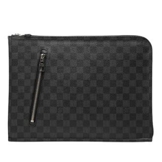 Louis Vuitton Pre-owned Poche Documents Portfolio - Heren - Pre-owned - Zwart - Maat: ONE Size