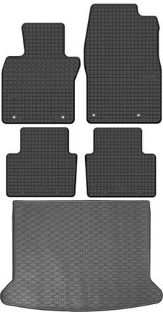 OEM Mazda Cx-30 Crossover De 2019 (juego) - Alfombrillas De Goma Para Coche + Alfombrilla Para Maletero