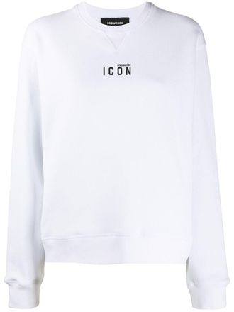 Dsquared2 Sweater met print - Wit