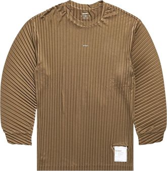 SATISFY Auralite Pleated Long T-Shirts Olive 11068-OL-SA