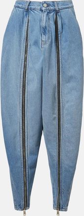 Coperni Front-slit balloon jeans