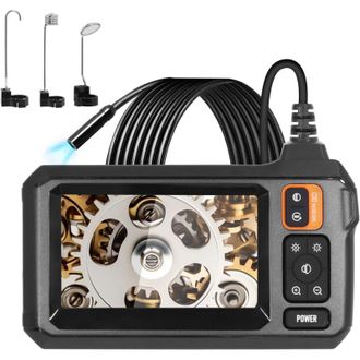 OEM C&aacute;mara Endosc&oacute;pica Industrial Con Cable Flexible De -1 M, Hd 1080p, C&aacute;mara Impermeable Ip67 De 8 Mm Con Pantalla Ips De 4,3, 8 Luces Led, No Requiere 