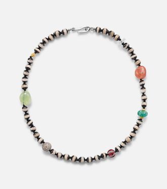 Ileana Makri Collar Globetrotter con cuentas y piedras