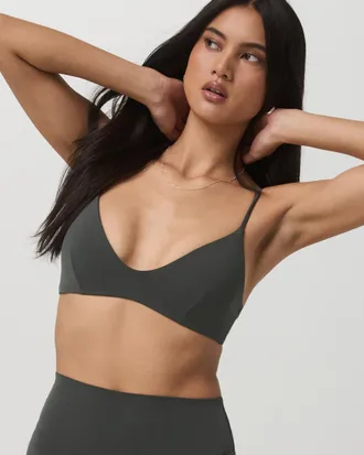 Vuori Clothing AllTheForm Micro Bra | Dark Jade | XS, Size Extra Small