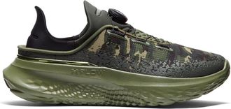 Under Armour Mens Slip Speed Camo Patterned Sneakers in Green - Size UK 7.5