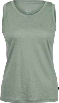 Stoic Merino155 LaholmSt. Tank Merinoshirt f&uuml;r Damen | gr&uuml;n/t&uuml;rkis