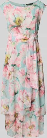 Betty Barclay Midikleid mit Bindeg&uuml;rtel in Rose, Gr&ouml;&szlig;e 38