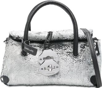 Zanellato Silver Dotta Satchel