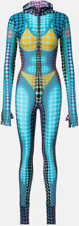 Jean Paul Gaultier Printed hooded jumpsuit