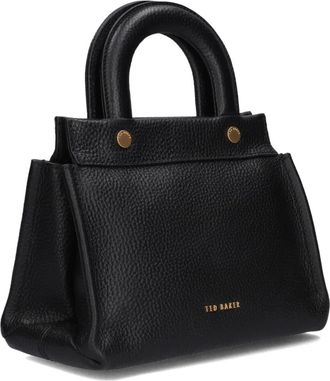 Ted Baker Roniaa Kleine Tote met Handvat - Dames - Tassen - Zwart - Maat: ONE Size Katoen