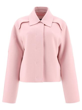 Jil Sander Viscose Overshirt Jacket