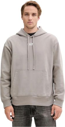 Diesel S-Macs-Hood-Od - Heren - Hoodies - Grijs - XL - Katoen - Hoodies & sweatvesten