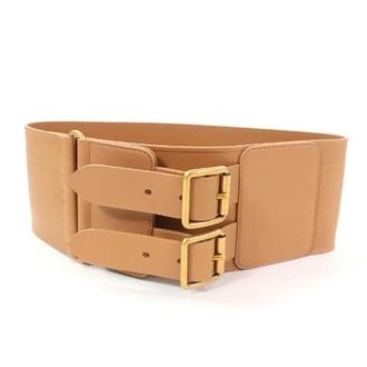 Dior Pre-owned Leather belts - female - Dior Vintage - Vintage Belts - Brown - ONE SIZE - Pre-owned